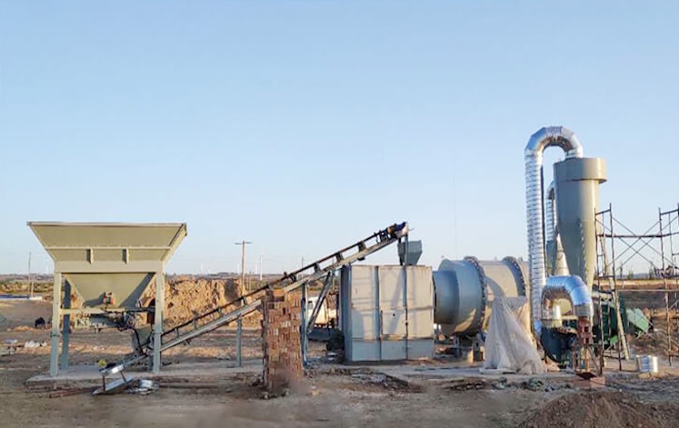 Sand for dry mortar Dryer