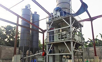 TDSJ2 automati c dry mortar production line is in Indonesia