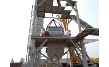 Automatic dry mixed mortar production plant